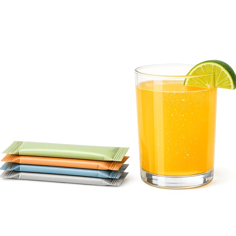 Electrolyte drink mix options used as one hydration tool, not the only one